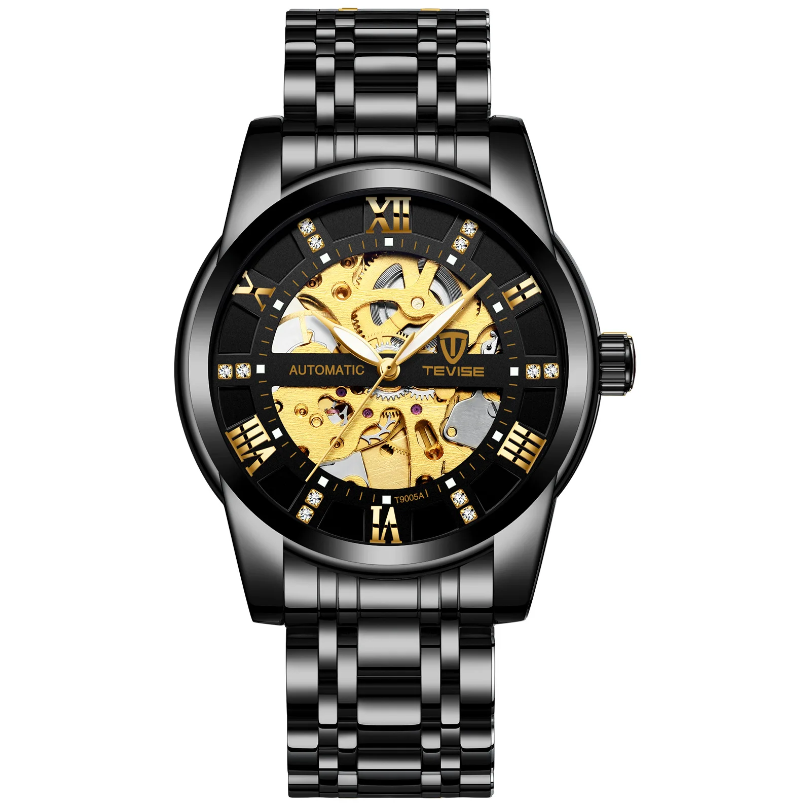 Luxury Mechanical Watches for Men Automatic Self Wind Stainless Steel Automatic Mens Watch Waterproof Skeleton Male Wristwatches
Luxury Mechanical Watches for Men Automatic Self Wind Stainless Steel Automatic Mens Watch Waterproof Skeleton Male Wristwatches