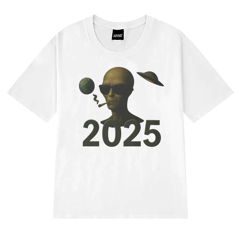 Harajuku New in Alien Trend 2025 Graphic T Shirt Men Women vintage Oversized short sleeve T-shirts Summer Unisex 100% Cotton Top
Harajuku New in Alien Trend 2025 Graphic T Shirt Men Women vintage Oversized short sleeve T-shirts Summer Unisex 100% Cotton Top