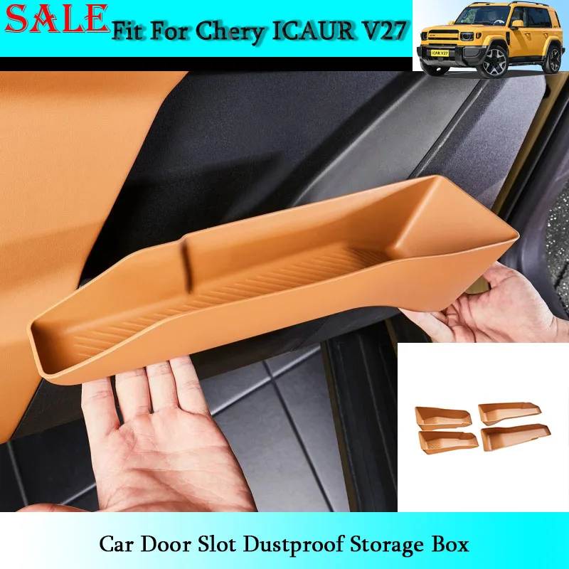 Fit for Chery ICAR V27 2026 Automobile Car Door Slot Dustproof Storage Box Automobile Interior Modification Accessories
Fit for Chery ICAR V27 2026 Automobile Car Door Slot Dustproof Storage Box Automobile Interior Modification Accessories