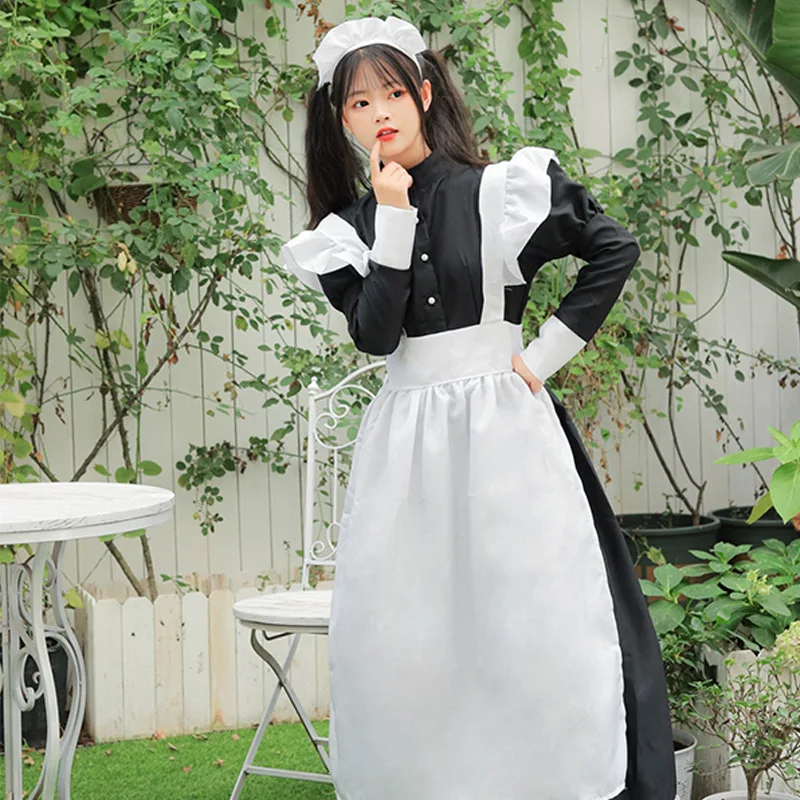 Classic Long Black And White Male And Female Servant Clothes Gothic Style Japanese Style Lolita Maid Outfit for Women
Classic Long Black And White Male And Female Servant Clothes Gothic Style Japanese Style Lolita Maid Outfit for Women