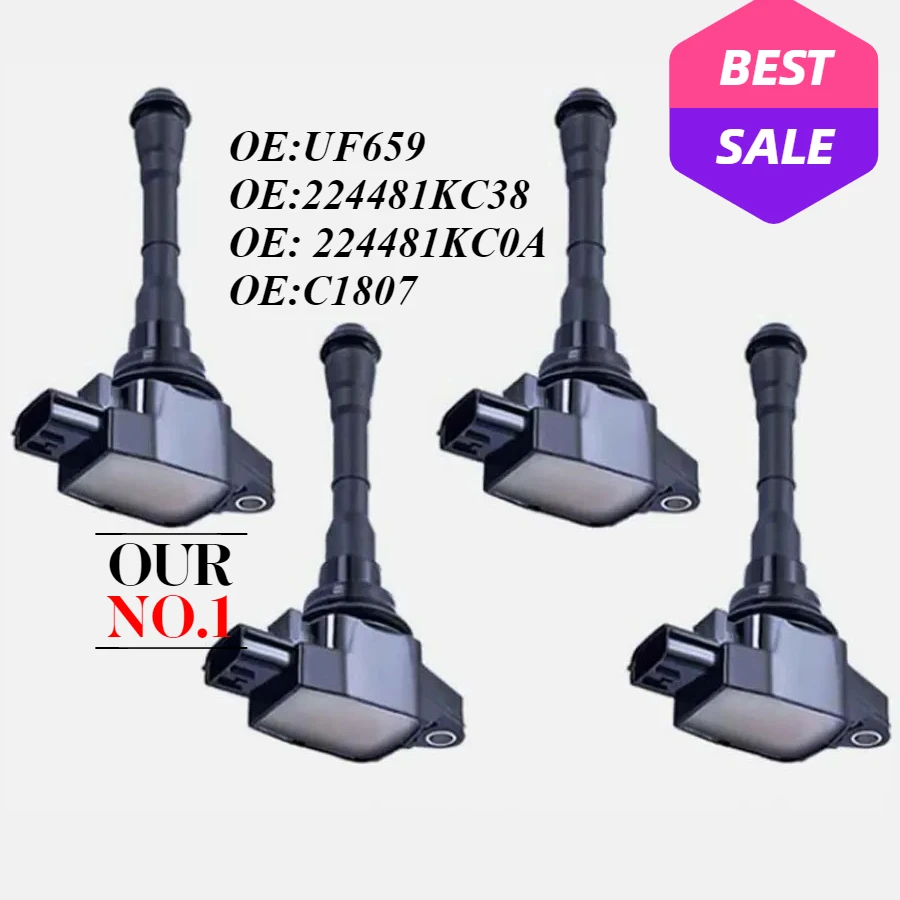 224481KC0A C1807 Quality Ignition Coil 4PCS Set for 2011-2017 Nissan Juke/ Sentra 1.6L L4 UF659 224481KC38
224481KC0A C1807 Quality Ignition Coil 4PCS Set for 2011-2017 Nissan Juke/ Sentra 1.6L L4 UF659 224481KC38