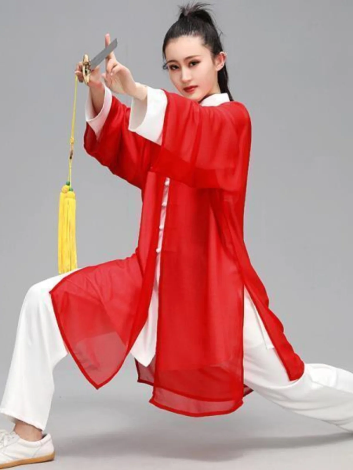 Fashionable Long Sleeve Tai Chi Women's Shirt 2026 New Style UV Protection Flowing Chiffon Top Elegant Korean Loose Fit Butto...
Fashionable Long Sleeve Tai Chi Women's Shirt 2026 New Style UV Protection Flowing Chiffon Top Elegant Korean Loose Fit Butto...