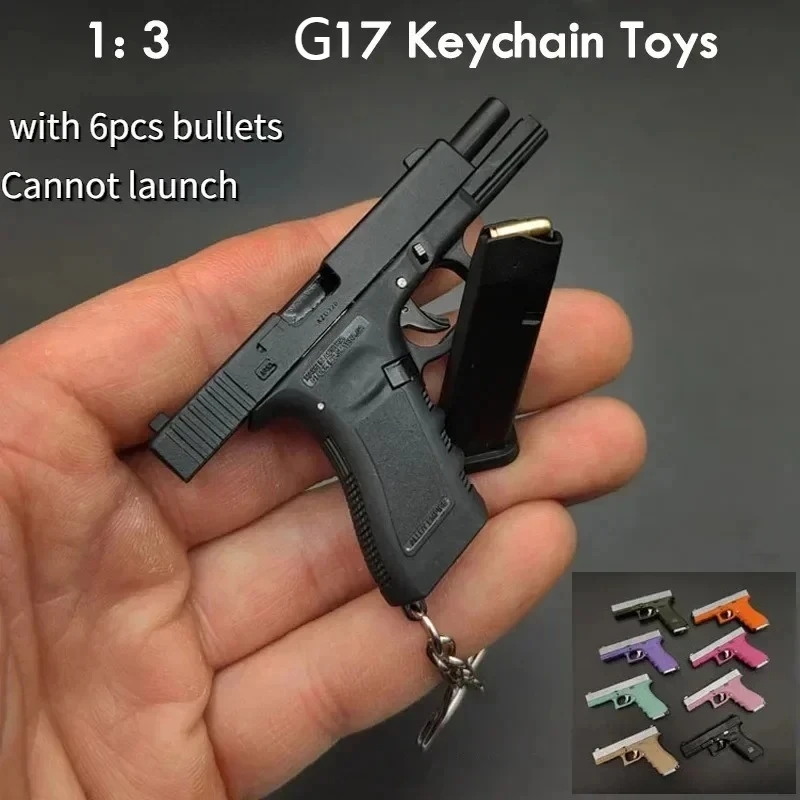 1PC Alloy Empire 1:3 with Keychain Pistol Model Ornaments Simulation Detachable Soldier Equipment with Bullets Decorative Toys
1PC Alloy Empire 1:3 with Keychain Pistol Model Ornaments Simulation Detachable Soldier Equipment with Bullets Decorative Toys