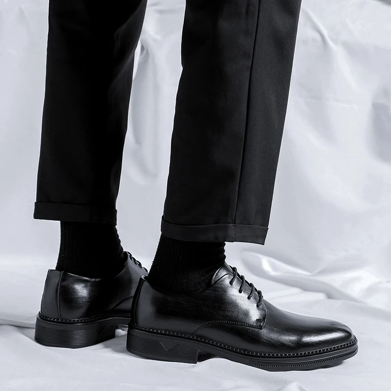 Men's leather shoes Comfortable height increasing style Daily Business Office Dress up party groom's wedding gentleman's shoes
Men's leather shoes Comfortable height increasing style Daily Business Office Dress up party groom's wedding gentleman's shoes