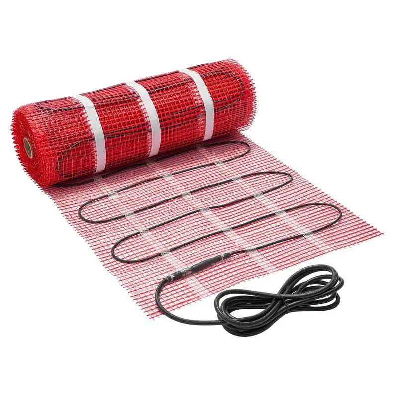90 sqft Self-Adhesive Mesh Floor Heating Mat System, 120V Electric Radiant Heated Floor System, with Smart Control Thermostat & Alarm, Easy Installation for Tile, Stone, Vinyl
90 sqft Self-Adhesive Mesh Floor Heating Mat System, 120V Electric Radiant Heated Floor System, with Smart Control Thermostat & Alarm, Easy Installation for Tile, Stone, Vinyl