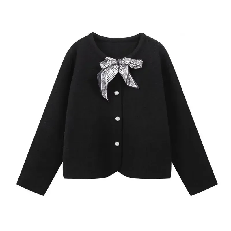TRAFZR Bow Cardigan Ladies Long Sleeve O-neck Knitwear Cardigans Women's Autumn Sweater Harajuku Vintage Knit Cardigan
TRAFZR Bow Cardigan Ladies Long Sleeve O-neck Knitwear Cardigans Women's Autumn Sweater Harajuku Vintage Knit Cardigan