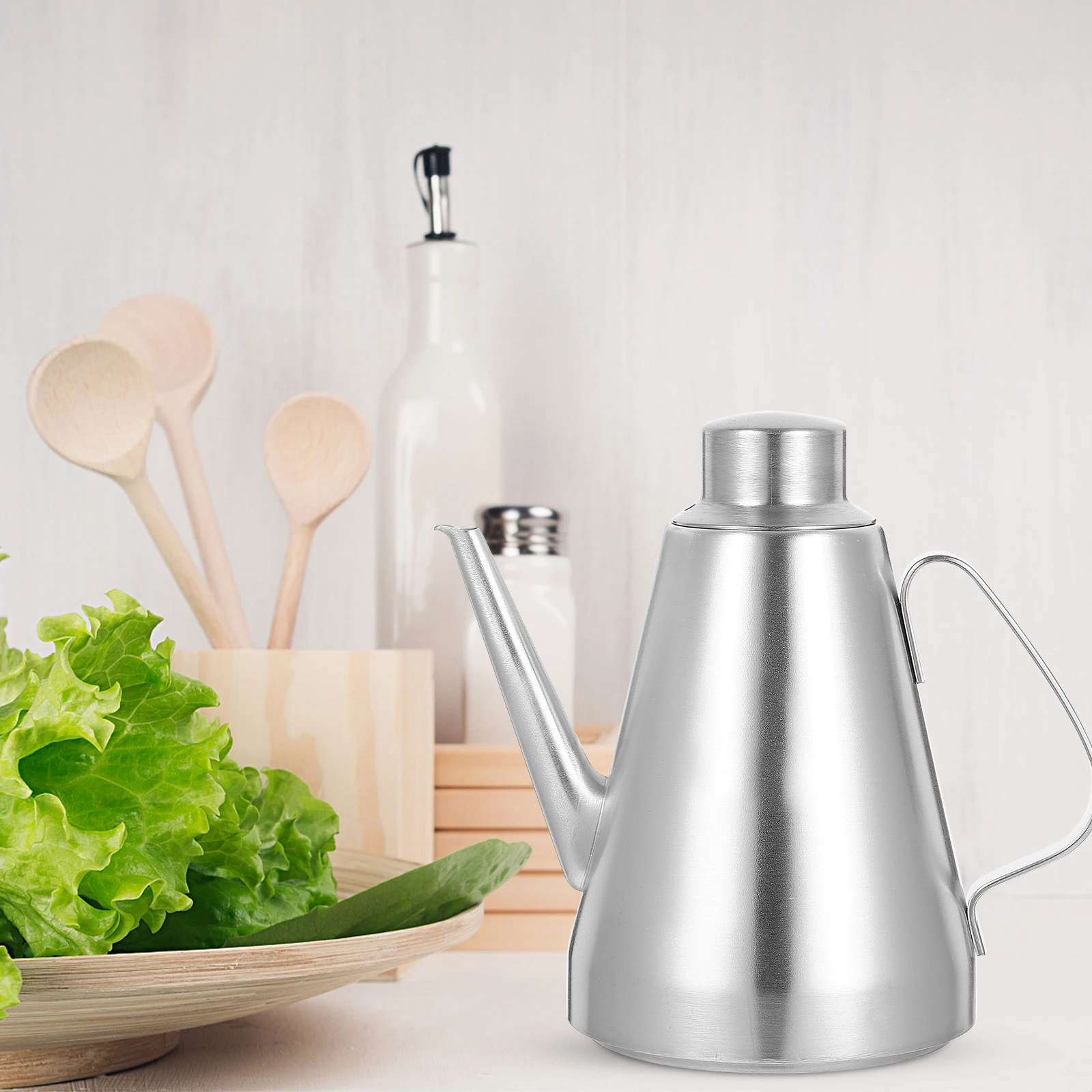 700Ml 15Cm Stainless Steel Oil Dispenser Food Grade Leakproof Oil Vinegar Sauce Container Kitchen Gadget For Home
700Ml 15Cm Stainless Steel Oil Dispenser Food Grade Leakproof Oil Vinegar Sauce Container Kitchen Gadget For Home
