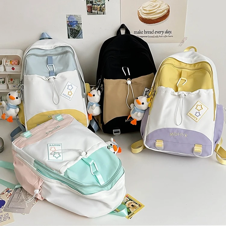 Легкий нейлоновый школьный рюкзак для девочек, милый, разноцветный, с множеством карманов, для учебы, поездок и повседневного использования.
Легкий нейлоновый школьный рюкзак для девочек, милый, разноцветный, с множеством карманов, для учебы, поездок и повседневного использования.