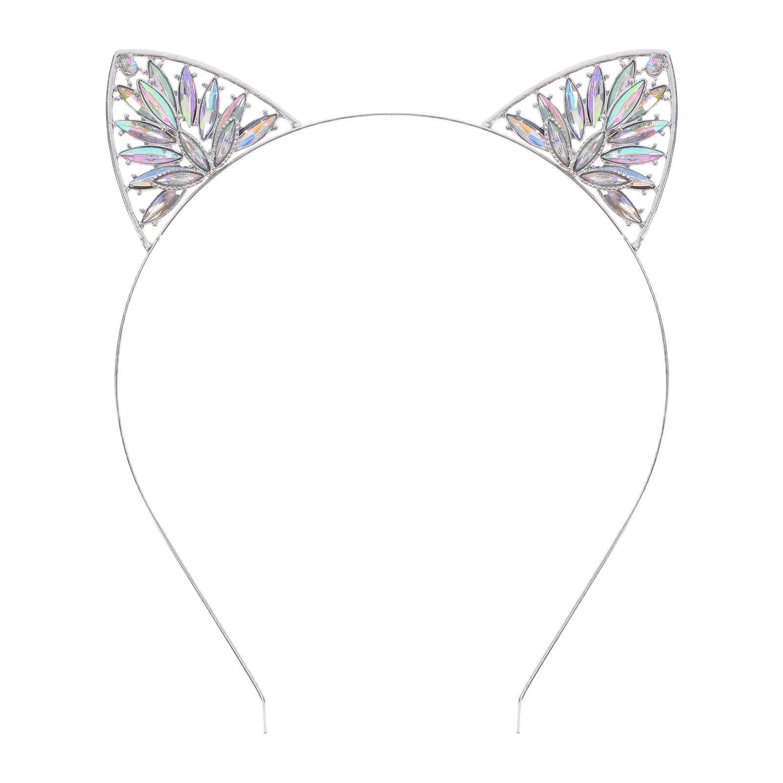 Crystal Cat Ears Headband Sparkly Rhinestone Hair Accessories Durable Alloy Cartoon Hoop Cosplay Halloween White Child Size
Crystal Cat Ears Headband Sparkly Rhinestone Hair Accessories Durable Alloy Cartoon Hoop Cosplay Halloween White Child Size