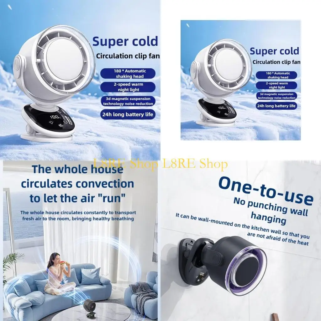 L8RE 180 градусов Регулируемый настольный циркуляционный вентилятор Перезаряжаемый настольный вентилятор Офисный настенный с
L8RE 180 градусов Регулируемый настольный циркуляционный вентилятор Перезаряжаемый настольный вентилятор Офисный настенный с