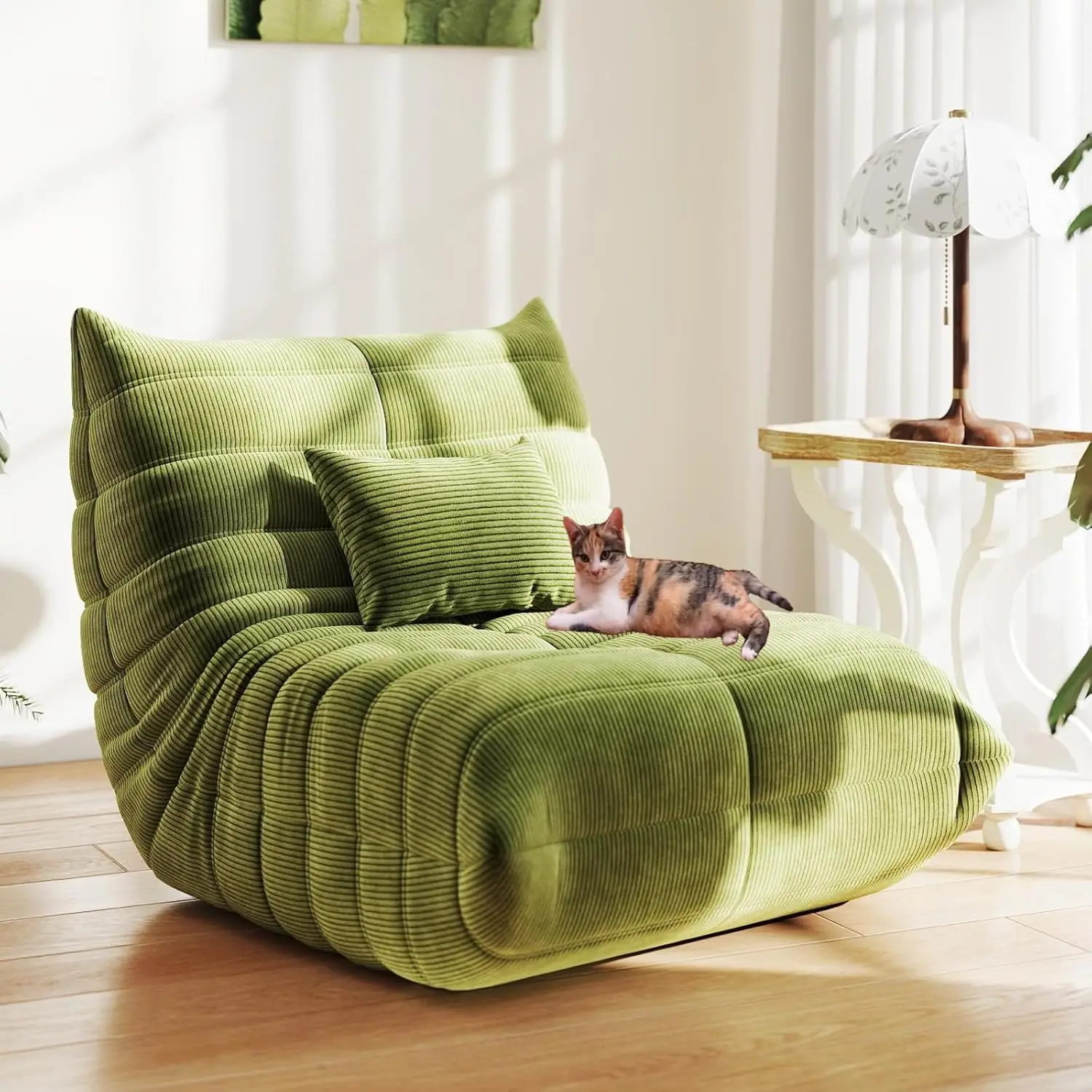 Bean Bag Sofa for Adults - Soft Memory Foam Floor Sofa Chair with Pillow, Modern Bean Bag Chair with Corduroy,, Customized
Bean Bag Sofa for Adults - Soft Memory Foam Floor Sofa Chair with Pillow, Modern Bean Bag Chair with Corduroy,, Customized