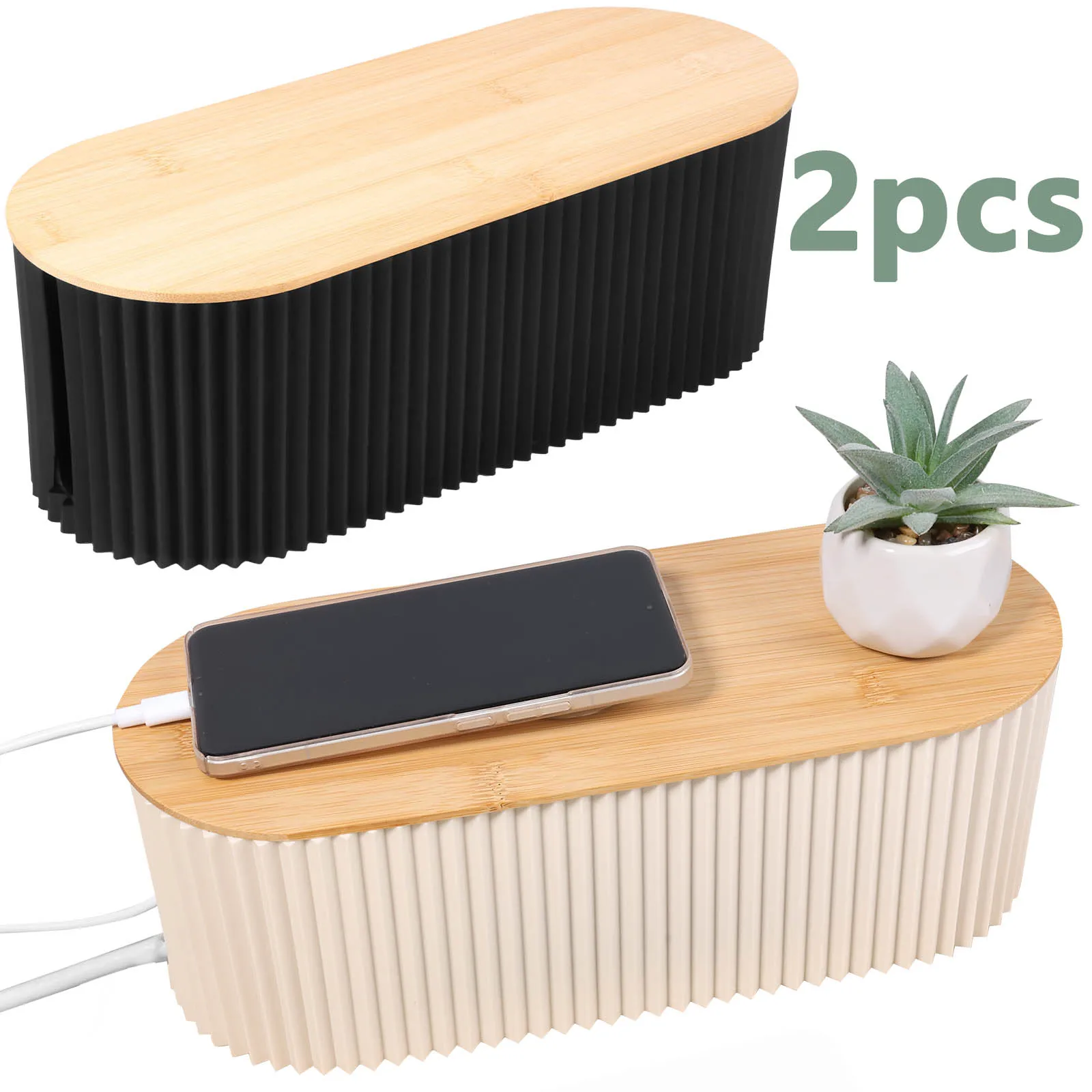 Набор из 2 пластиковых органайзеров для розеток и кабелей, практичный настольный контейнер для спальни, скрытый держатель для проводов
Набор из 2 пластиковых органайзеров для розеток и кабелей, практичный настольный контейнер для спальни, скрытый держатель для проводов