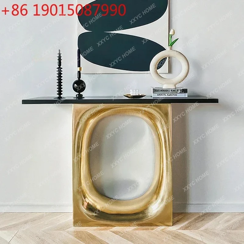 Итальянская простая мраморная столешница из стекловолокна, входной стол, современный китайский стол для гостиной, вид с торца
Итальянская простая мраморная столешница из стекловолокна, входной стол, современный китайский стол для гостиной, вид с торца