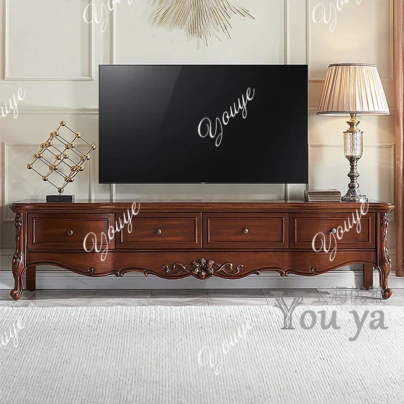 Q American solid wood TV locker living room combination European carved personalized high-end solid wood TV cabinet
Q American solid wood TV locker living room combination European carved personalized high-end solid wood TV cabinet