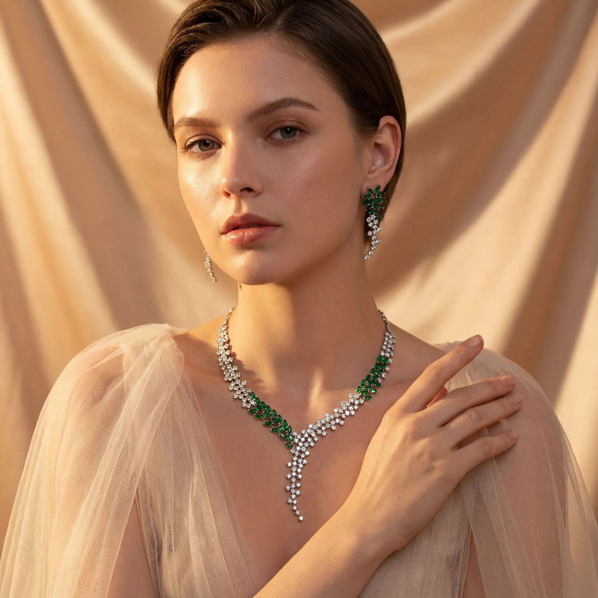 European American Luxury Cubic Zirconia Clavicle Necklace, Elegant Minimalist Diamond Inlaid Jewelry, INS Versatile Accessories
European American Luxury Cubic Zirconia Clavicle Necklace, Elegant Minimalist Diamond Inlaid Jewelry, INS Versatile Accessories
