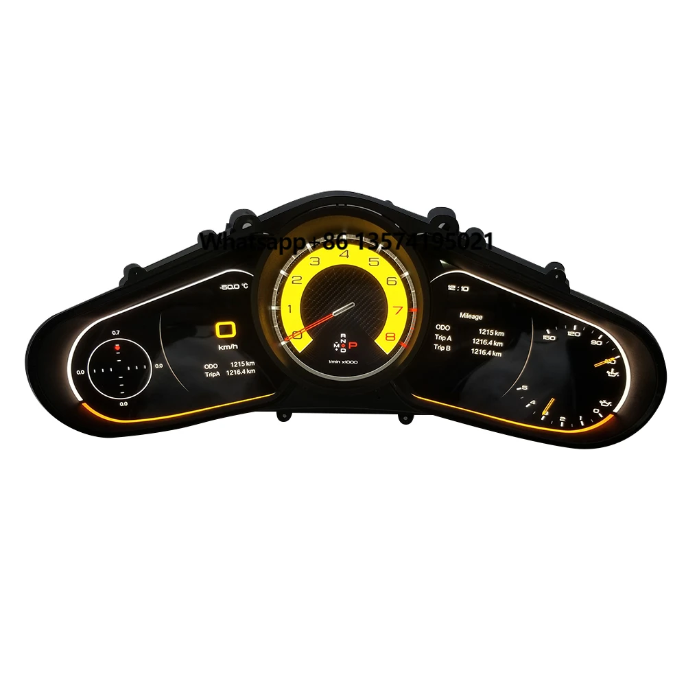 Car Digital Cluster for Porsche Ultra Clear LCD Instrument Panel Plug and Play LCD Odometer Virtual Digital Cluster Cockpit
Car Digital Cluster for Porsche Ultra Clear LCD Instrument Panel Plug and Play LCD Odometer Virtual Digital Cluster Cockpit
