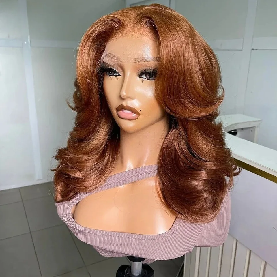 Light Brown Short Body Wave Lace Front Wig 13x4 HD Lace Frontal Wig Dirty Blonde Free Part Synthetic and blend High Quality
Light Brown Short Body Wave Lace Front Wig 13x4 HD Lace Frontal Wig Dirty Blonde Free Part Synthetic and blend High Quality