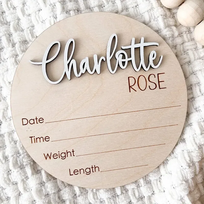 Custom Name Hospital Birth Announcement Sign Baby Announcement Boy Name Plaque Newborn Baby Shower Gift
Custom Name Hospital Birth Announcement Sign Baby Announcement Boy Name Plaque Newborn Baby Shower Gift