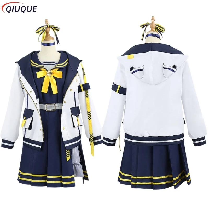 Vtuber Hoshimachi Suisei Cosplay Costumes Cut Jk Suit Coat Dress Halloween Carnival Uniforms
Vtuber Hoshimachi Suisei Cosplay Costumes Cut Jk Suit Coat Dress Halloween Carnival Uniforms