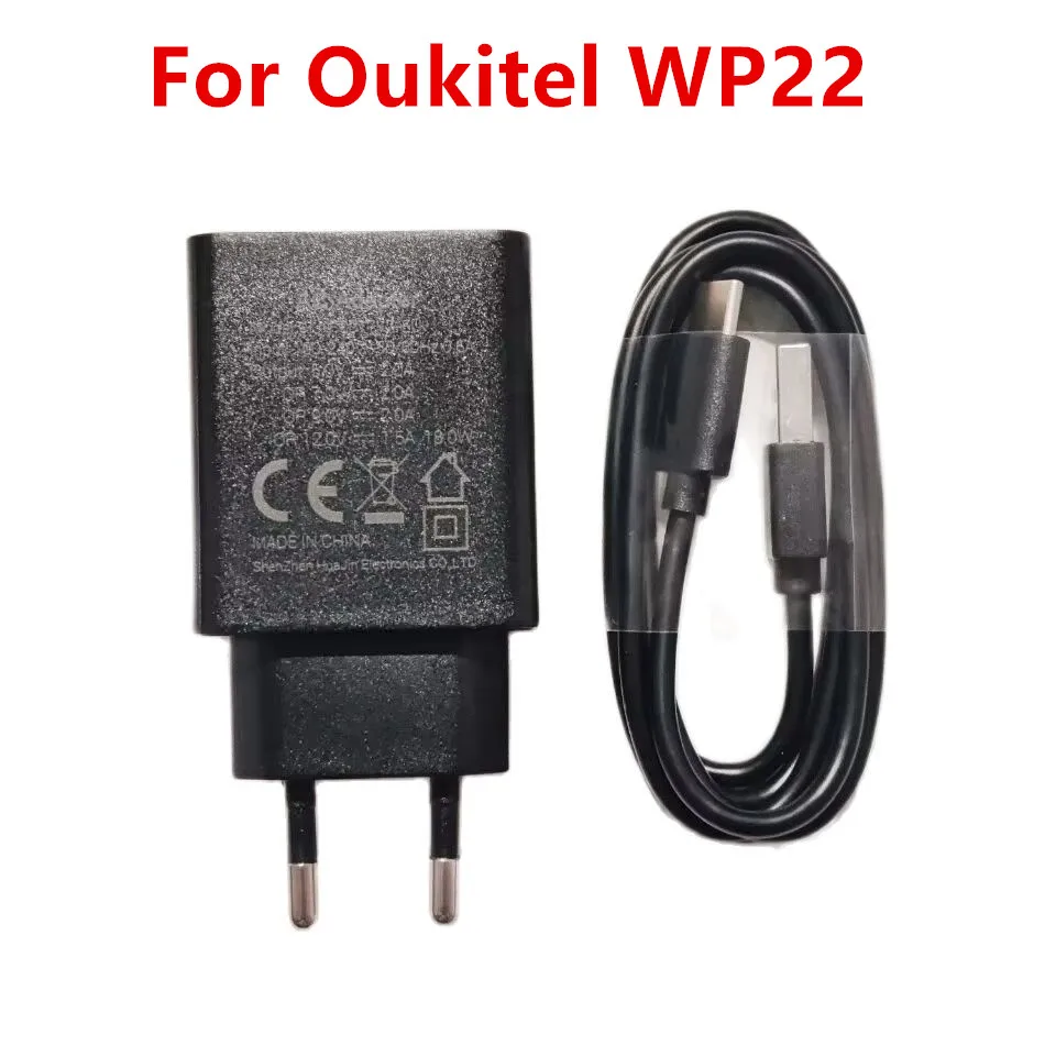 Pop New Original For Oukitel WP22 Cell Phone EU Charger Power AC Adapter+Type C USB Cable Data Line
Pop New Original For Oukitel WP22 Cell Phone EU Charger Power AC Adapter+Type C USB Cable Data Line