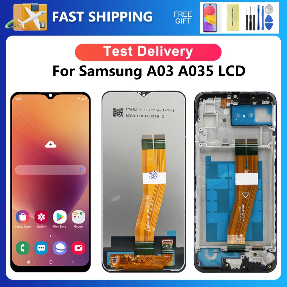 A035 For Samsung 6.5''For A03 A035F A035M A035G LCD Display Touch Screen Digitizer Assembly Replacement
A035 For Samsung 6.5''For A03 A035F A035M A035G LCD Display Touch Screen Digitizer Assembly Replacement