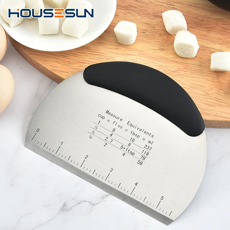 LMM Stainless Steel Flour Cutting Baking Noodle Cutter with Scaled Dough Tool
LMM Stainless Steel Flour Cutting Baking Noodle Cutter with Scaled Dough Tool