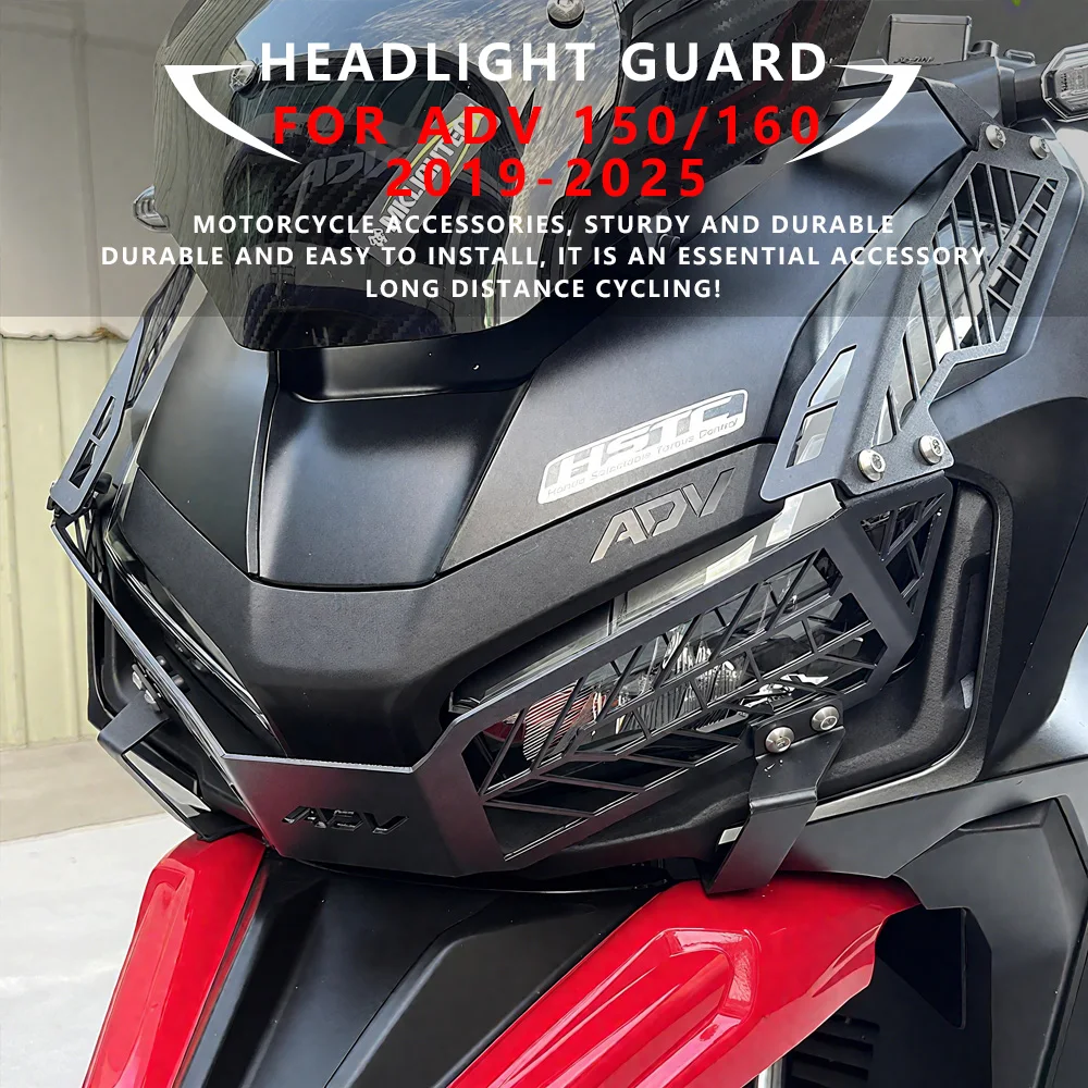 MTKRACING For HONDA ADV 150 2019-2021 /ADV 160 2022-2025 Motorcycle Accossories Headlight Guard HeadLamp Grille Protection Cover
MTKRACING For HONDA ADV 150 2019-2021 /ADV 160 2022-2025 Motorcycle Accossories Headlight Guard HeadLamp Grille Protection Cover