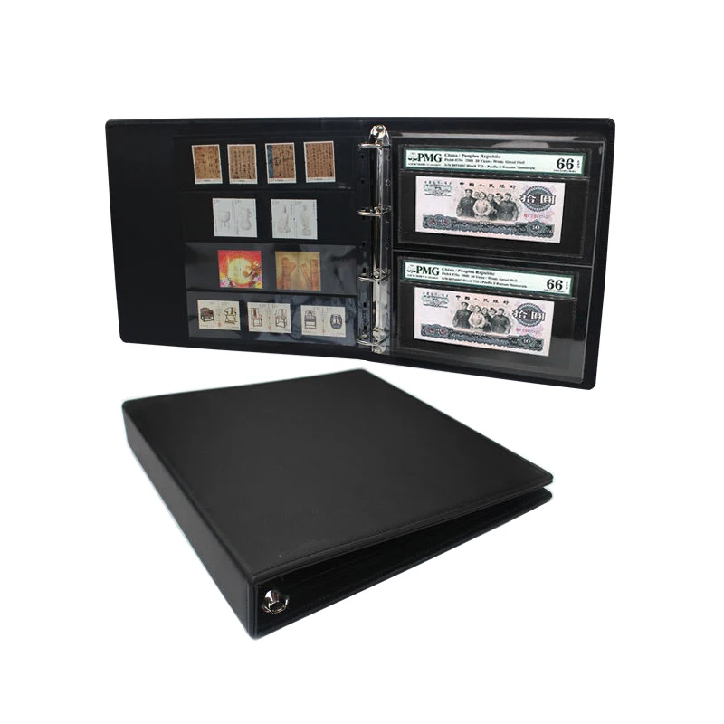 Leather PMG Banknotes Album Graded Bills Paper Currency Collection Album Storage Book Clear PMG Banknote Binder Sleeves Postcard
Leather PMG Banknotes Album Graded Bills Paper Currency Collection Album Storage Book Clear PMG Banknote Binder Sleeves Postcard