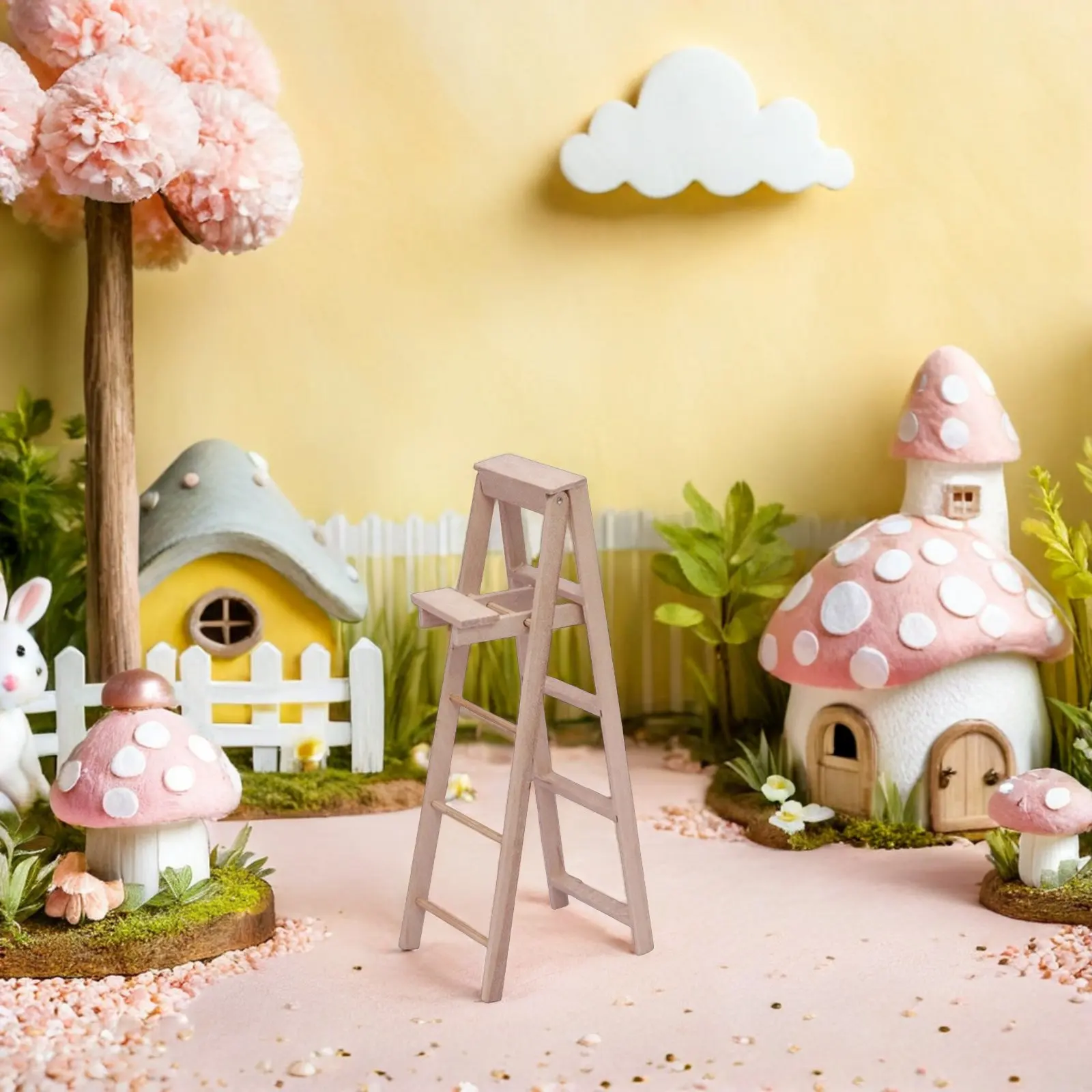 Miniature Wooden Ladder for Dollhouse Decor Premium Wood Mini House Accessories Fairy Garden Decorations Micro Landscape Ladders
Miniature Wooden Ladder for Dollhouse Decor Premium Wood Mini House Accessories Fairy Garden Decorations Micro Landscape Ladders