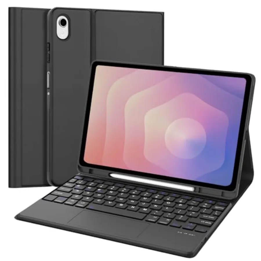Keyboard Case for Samsung Galaxy Tab S11 11-inch 2025: Detachable Wireless Touch Keyboard Cover with Pen Holder, Multi-Touch Tr
Keyboard Case for Samsung Galaxy Tab S11 11-inch 2025: Detachable Wireless Touch Keyboard Cover with Pen Holder, Multi-Touch Tr