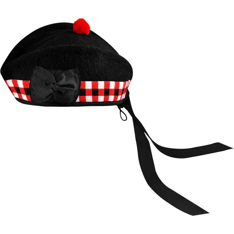 Glengarry Cap-Traditional Scottish Hat, Acrylic Wool Tartan Glengarry hat, Kilts/Bagpipes Accessories
Glengarry Cap-Traditional Scottish Hat, Acrylic Wool Tartan Glengarry hat, Kilts/Bagpipes Accessories