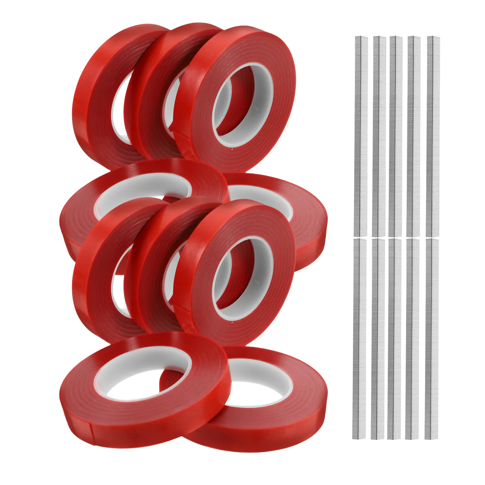 10 Rolls Stretchy Plant Tying Machine Tape with Staples Garden Tape for Indoor Outdoor Vegetable Fields Tomato Cucumber
10 Rolls Stretchy Plant Tying Machine Tape with Staples Garden Tape for Indoor Outdoor Vegetable Fields Tomato Cucumber