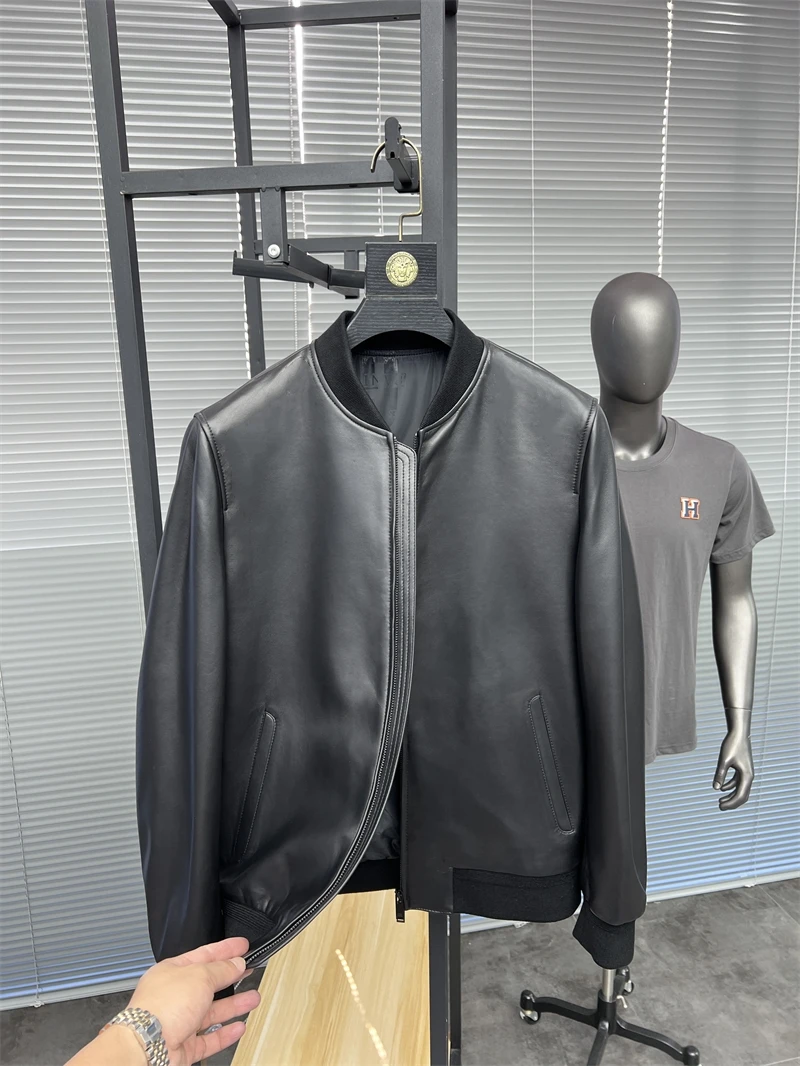 Мужская модная кожаная куртка Svip Cabinet 37W из новозеландской овчины с воротником-стойкой, из натуральной кожи, в городском стиле
Мужская модная кожаная куртка Svip Cabinet 37W из новозеландской овчины с воротником-стойкой, из натуральной кожи, в городском стиле