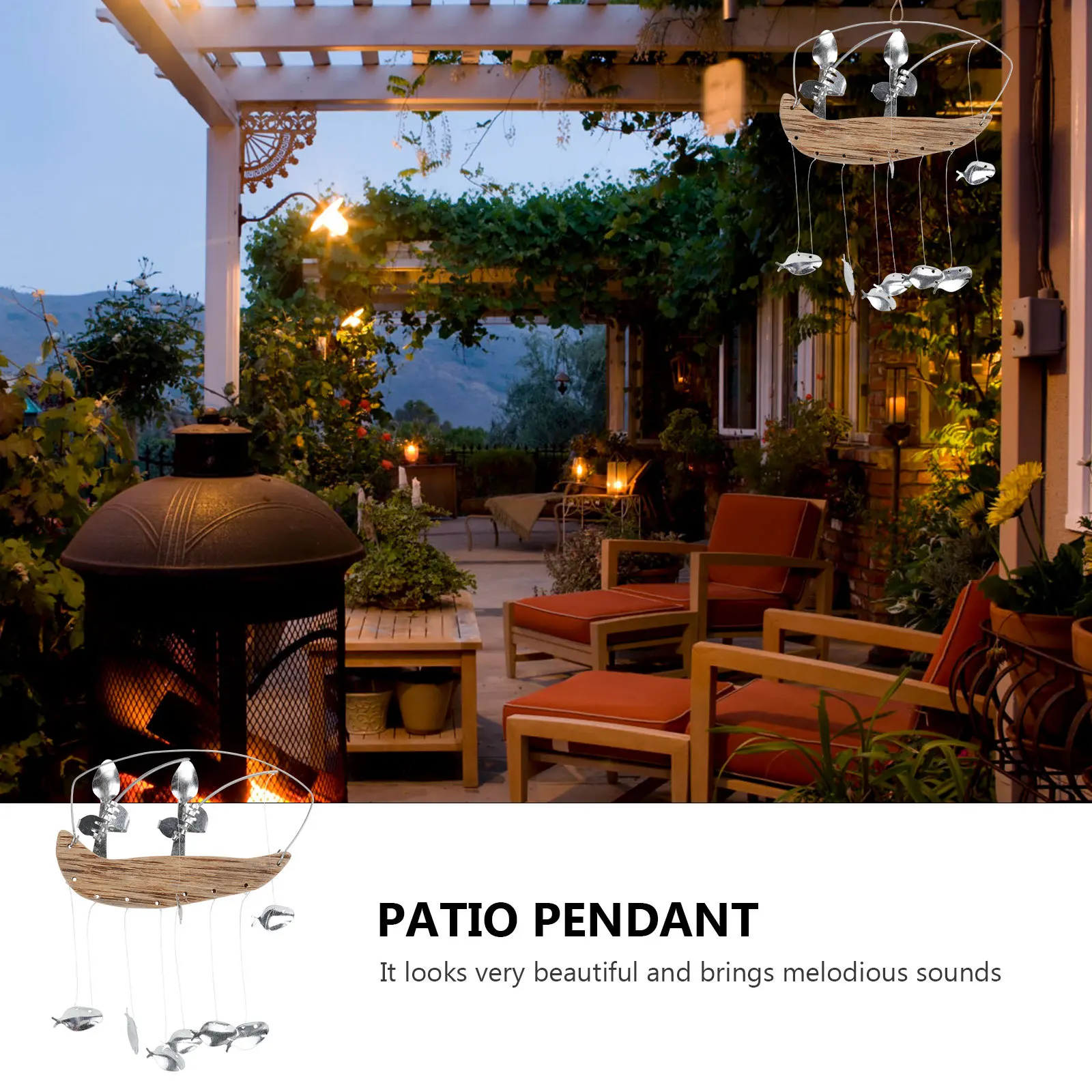 Fishing Spoon Bell Chimes Patio Pendant Home Hanging Decor Decoration Outdoor
Fishing Spoon Bell Chimes Patio Pendant Home Hanging Decor Decoration Outdoor