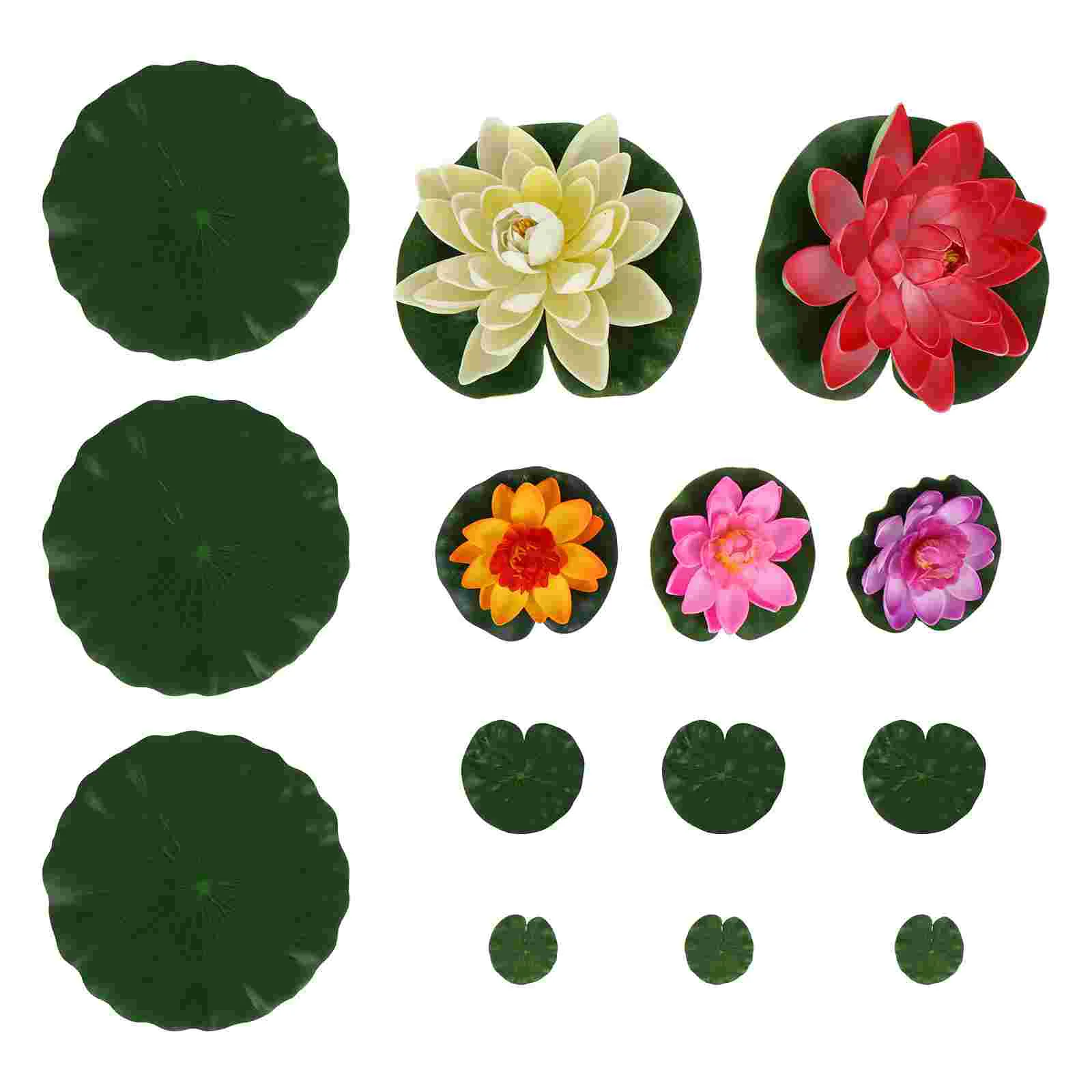 14 Pcs Decorate Artificial Lotus Faux Plant Pool Floating Decoration Eva Simulated
14 Pcs Decorate Artificial Lotus Faux Plant Pool Floating Decoration Eva Simulated