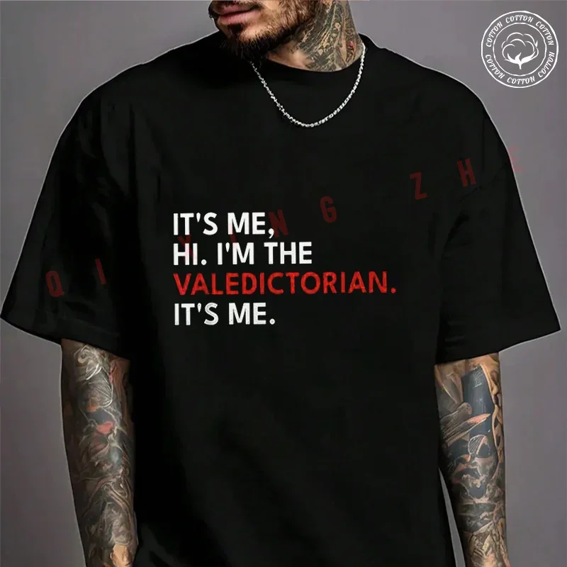 Valedictorian It's Me Hi I'm The Valedictorian It's Me Moto Men's T-shirt Cotton Casual Summer Short Sleeve Tops
Valedictorian It's Me Hi I'm The Valedictorian It's Me Moto Men's T-shirt Cotton Casual Summer Short Sleeve Tops