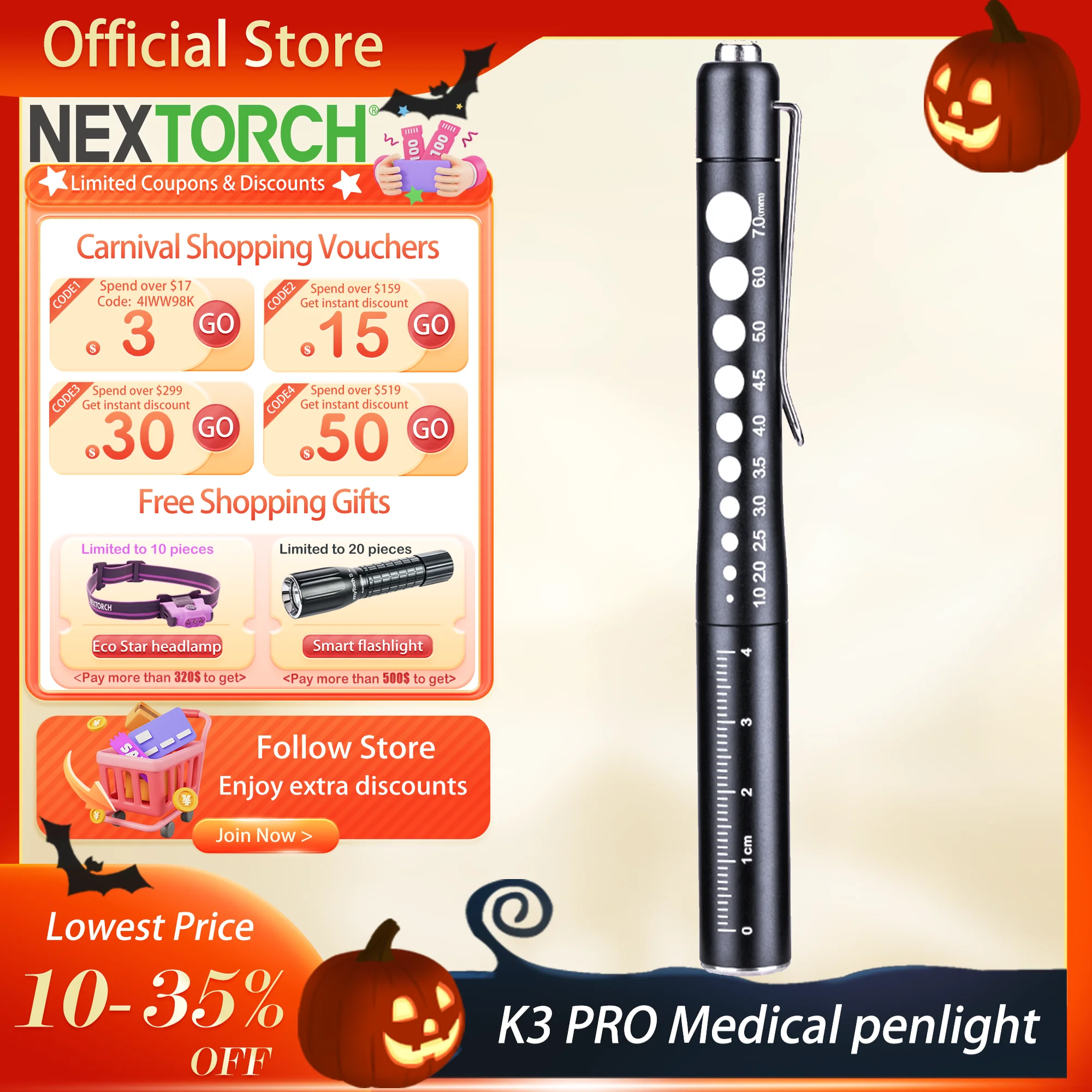 NEXTORCH K3 Pro Pen Memory Перезаряжаемый фонарик, элитный медицинский, желто-белый свет, уши, нос, горло, осмотр глаз, edc
NEXTORCH K3 Pro Pen Memory Перезаряжаемый фонарик, элитный медицинский, желто-белый свет, уши, нос, горло, осмотр глаз, edc