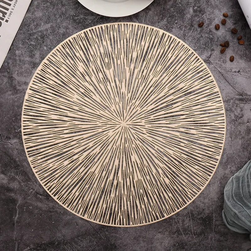 Placemats PVC Hollow Nordic Style Non-slip Kitchen Placemat Coaster Insulation Pad Dish Coffee Cup Table Mat Home Hotel Decor
Placemats PVC Hollow Nordic Style Non-slip Kitchen Placemat Coaster Insulation Pad Dish Coffee Cup Table Mat Home Hotel Decor