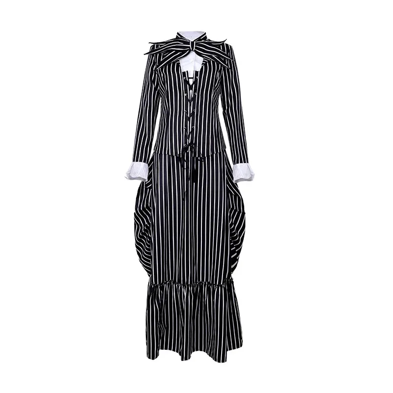 Movie the Nightmare Cosplay Before Christmas Striped Top+Skirt Outfit Halloween Party Uniform Adult Woman Pirate Costumea;k6;8',
Movie the Nightmare Cosplay Before Christmas Striped Top+Skirt Outfit Halloween Party Uniform Adult Woman Pirate Costumea;k6;8',
