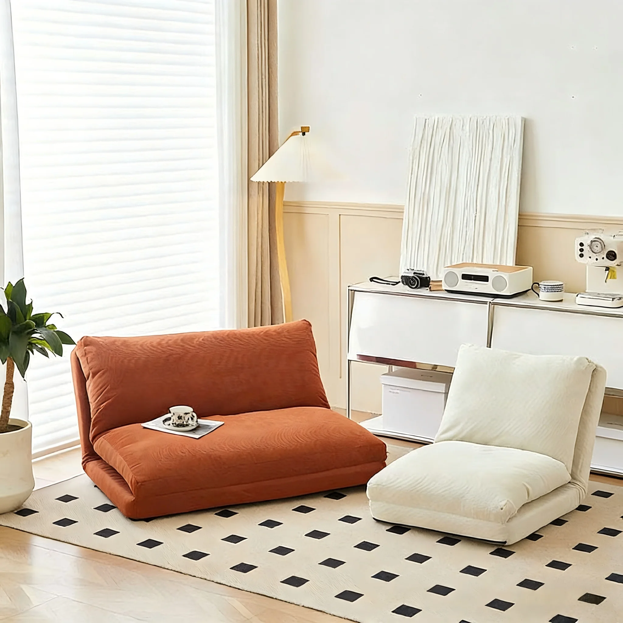 //Modern Foldable One Seat Square Balcony Sofa Convertible Sofa Bed With Reclining Upholstered Fabric For Apartment & Hotel Use
//Modern Foldable One Seat Square Balcony Sofa Convertible Sofa Bed With Reclining Upholstered Fabric For Apartment & Hotel Use