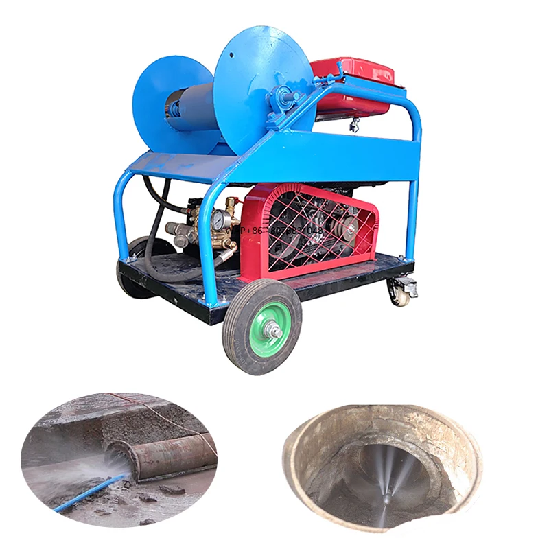 Engine Sewer Jetting Machine Jetter Drain Pipe Dredging High Pressure Water Jet Cleaning Machine
Engine Sewer Jetting Machine Jetter Drain Pipe Dredging High Pressure Water Jet Cleaning Machine