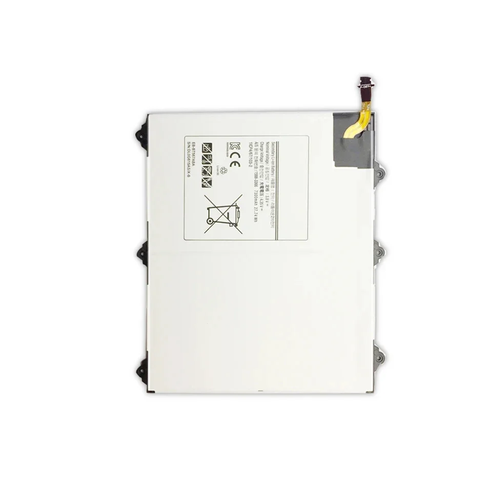 For Samsung Galaxy Tab E 9.6 SM T567 T567V Reliable Replacement EB-BT567ABA 7300mAh Tablet Battery
For Samsung Galaxy Tab E 9.6 SM T567 T567V Reliable Replacement EB-BT567ABA 7300mAh Tablet Battery