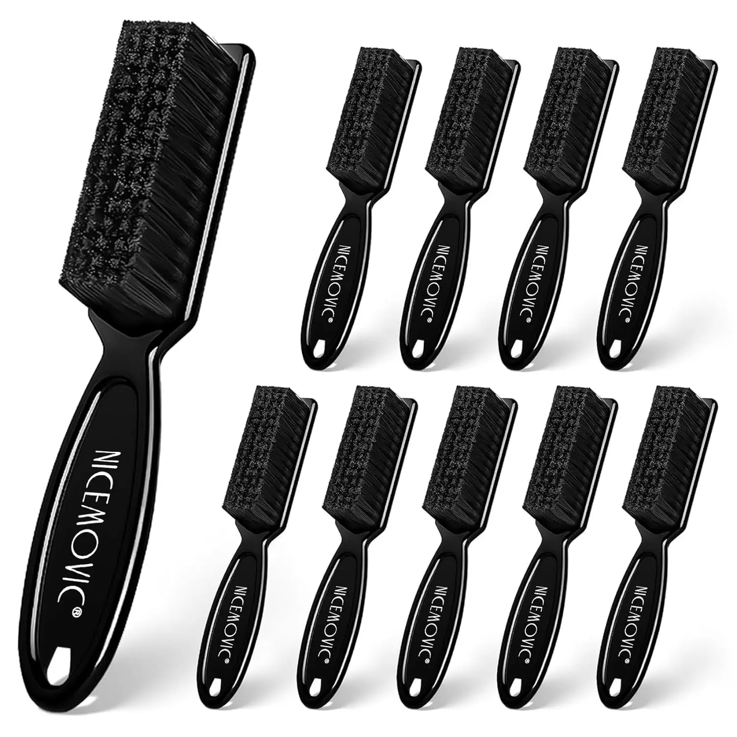 10 Pcs Plastic Handle Nylon Bristle Cleaning Brushes for Hair Clippers, Multifunctional Home Salon Tool
10 Pcs Plastic Handle Nylon Bristle Cleaning Brushes for Hair Clippers, Multifunctional Home Salon Tool