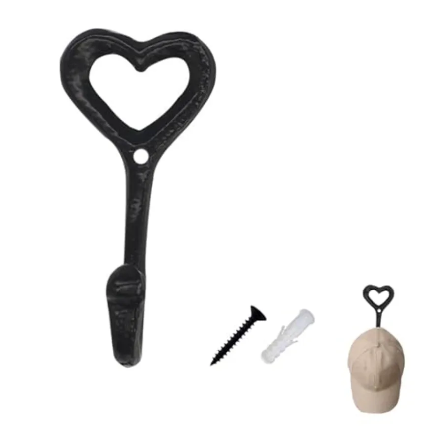 Heart Ring Hook Cast Iron Wall Hooks for Kitchen Wedding Towel Hangers Cute Love Decorative Hook for Hanging Apron Bath Hat Cap
Heart Ring Hook Cast Iron Wall Hooks for Kitchen Wedding Towel Hangers Cute Love Decorative Hook for Hanging Apron Bath Hat Cap