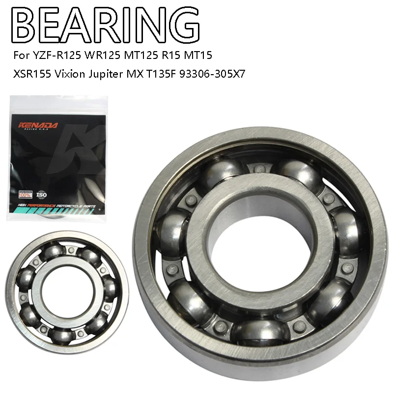 For YZF-R125 WR125 MT125 R15 MT15 XSR155 Vixion Jupiter MX T135F Crankshaft Piston Bearing 93306-305X7
For YZF-R125 WR125 MT125 R15 MT15 XSR155 Vixion Jupiter MX T135F Crankshaft Piston Bearing 93306-305X7