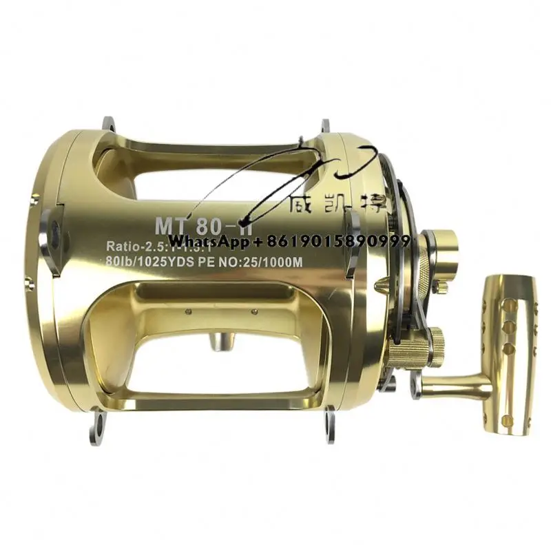 80W Super Strong Right Hand Fishing Trolling Reel Overhead Jigging Conventional Ocean Reel Boat Heavy Duty Fishing Wheel
80W Super Strong Right Hand Fishing Trolling Reel Overhead Jigging Conventional Ocean Reel Boat Heavy Duty Fishing Wheel