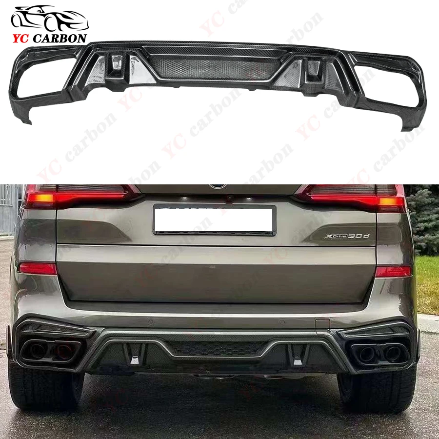 For BMW X5 G05 2018-2022 Carbon Fiber Car Rear Bumper Diffuser Rear Splitters Spoiler Back lip shunt Auto parts body kit
For BMW X5 G05 2018-2022 Carbon Fiber Car Rear Bumper Diffuser Rear Splitters Spoiler Back lip shunt Auto parts body kit