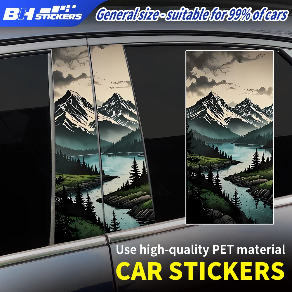Mountain Lake Car Sticker B-Pillar Comic Art Landscape Decal Waterproof Vinyl Adventure Forest Auto Body Decoration Accessories
Mountain Lake Car Sticker B-Pillar Comic Art Landscape Decal Waterproof Vinyl Adventure Forest Auto Body Decoration Accessories