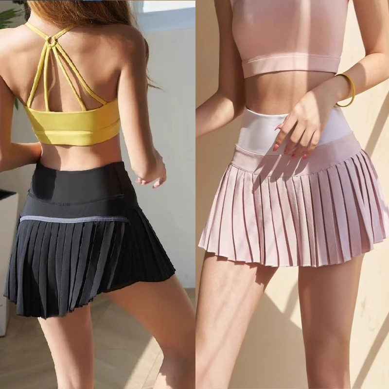 Tennis Skirt Women Outdoor Skirt Pants Quick Dry Breathable Pleated Skirt Running Fitness Sports Skirt
Tennis Skirt Women Outdoor Skirt Pants Quick Dry Breathable Pleated Skirt Running Fitness Sports Skirt