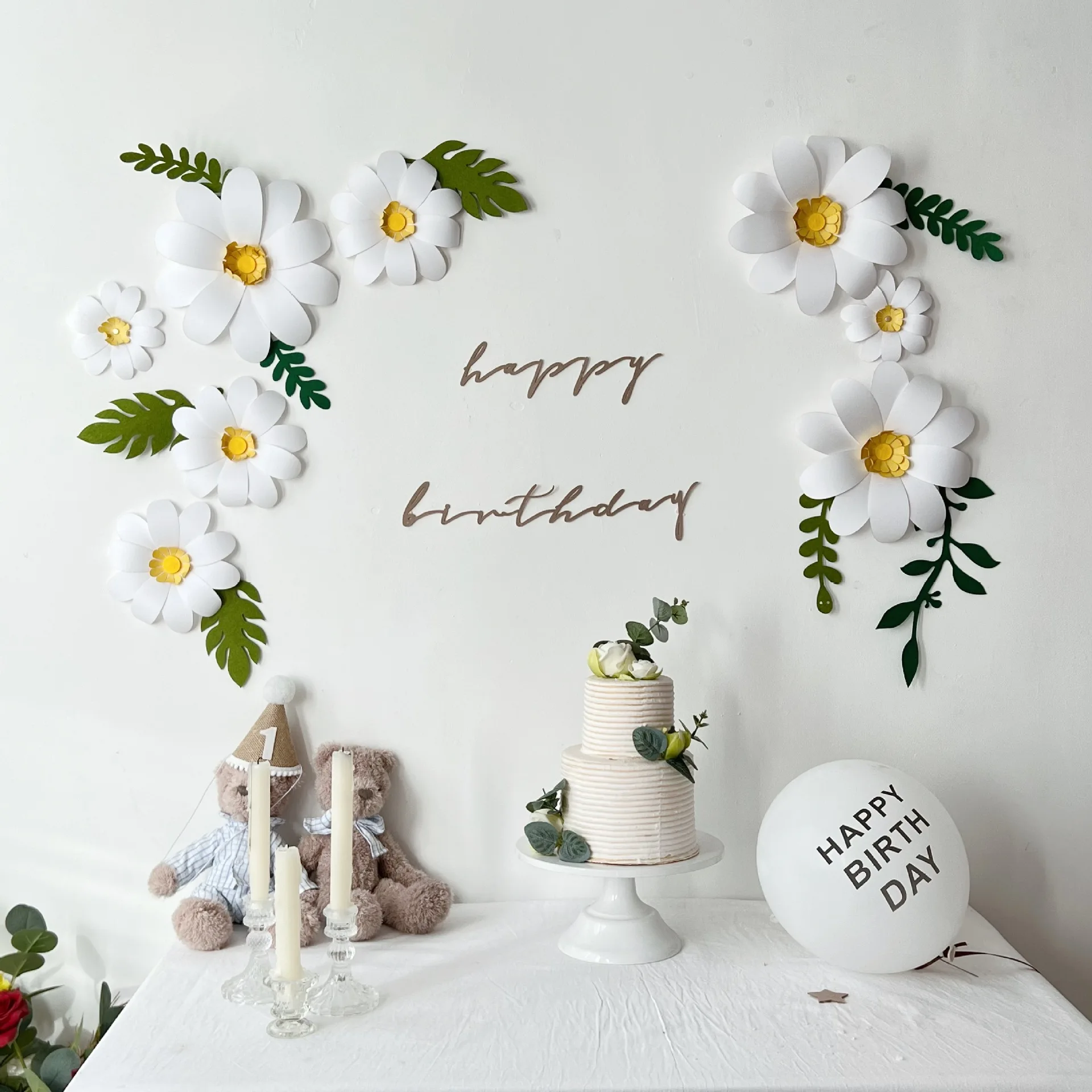 DIY Paper Flower Kit Sunflower White Daisy Birthday Bridal Baby Shower Wedding 100 Days Party Flower Photo Backdrops Decoration
DIY Paper Flower Kit Sunflower White Daisy Birthday Bridal Baby Shower Wedding 100 Days Party Flower Photo Backdrops Decoration